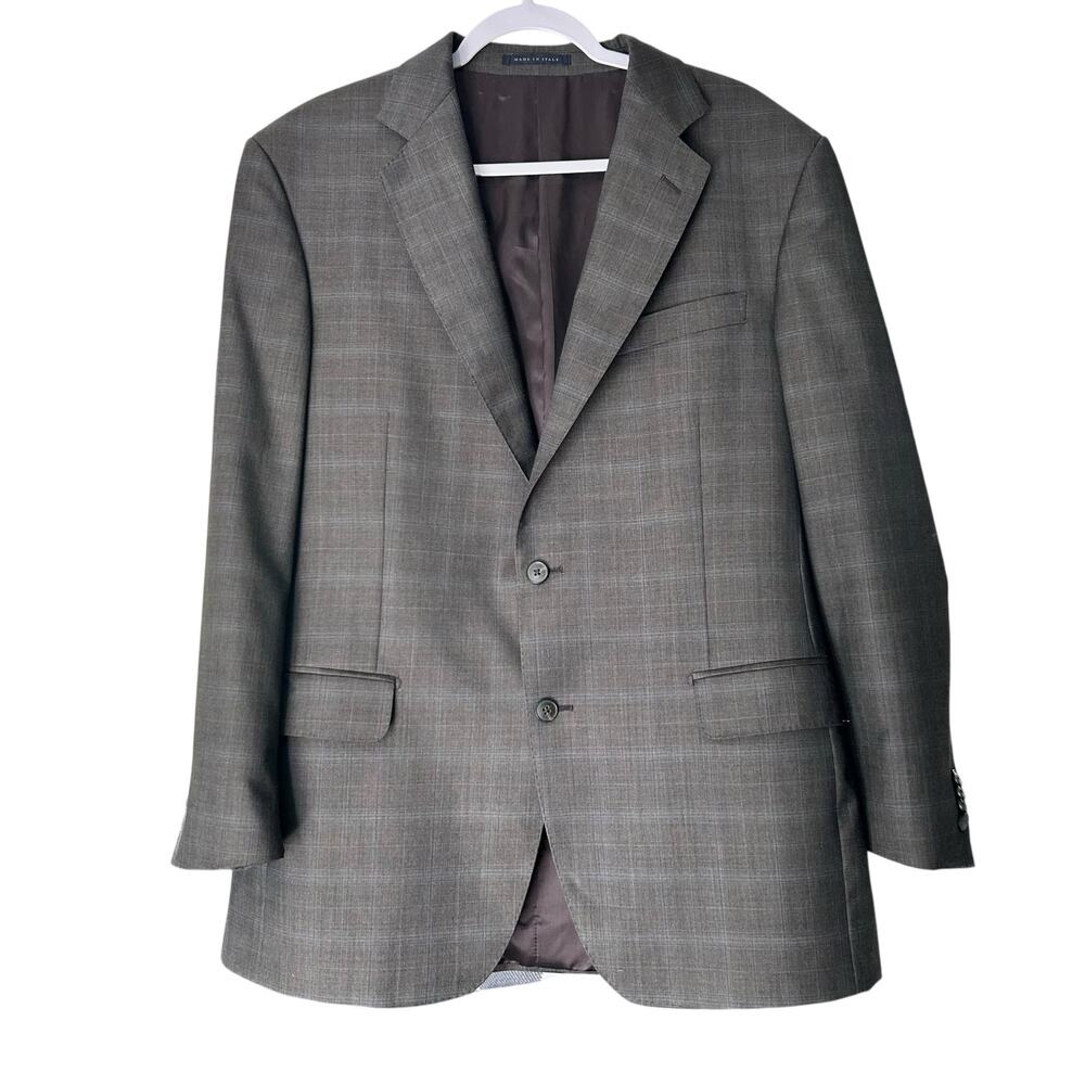 Luigi Bianchi Mantova Sport Suit Coat Blazer 100% Virgin Wool 42 R Made in Italy